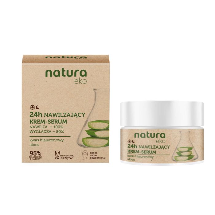Natura Eko nawilżający krem na dzień - kwas hialuronowy - aloes 50ml main product photo