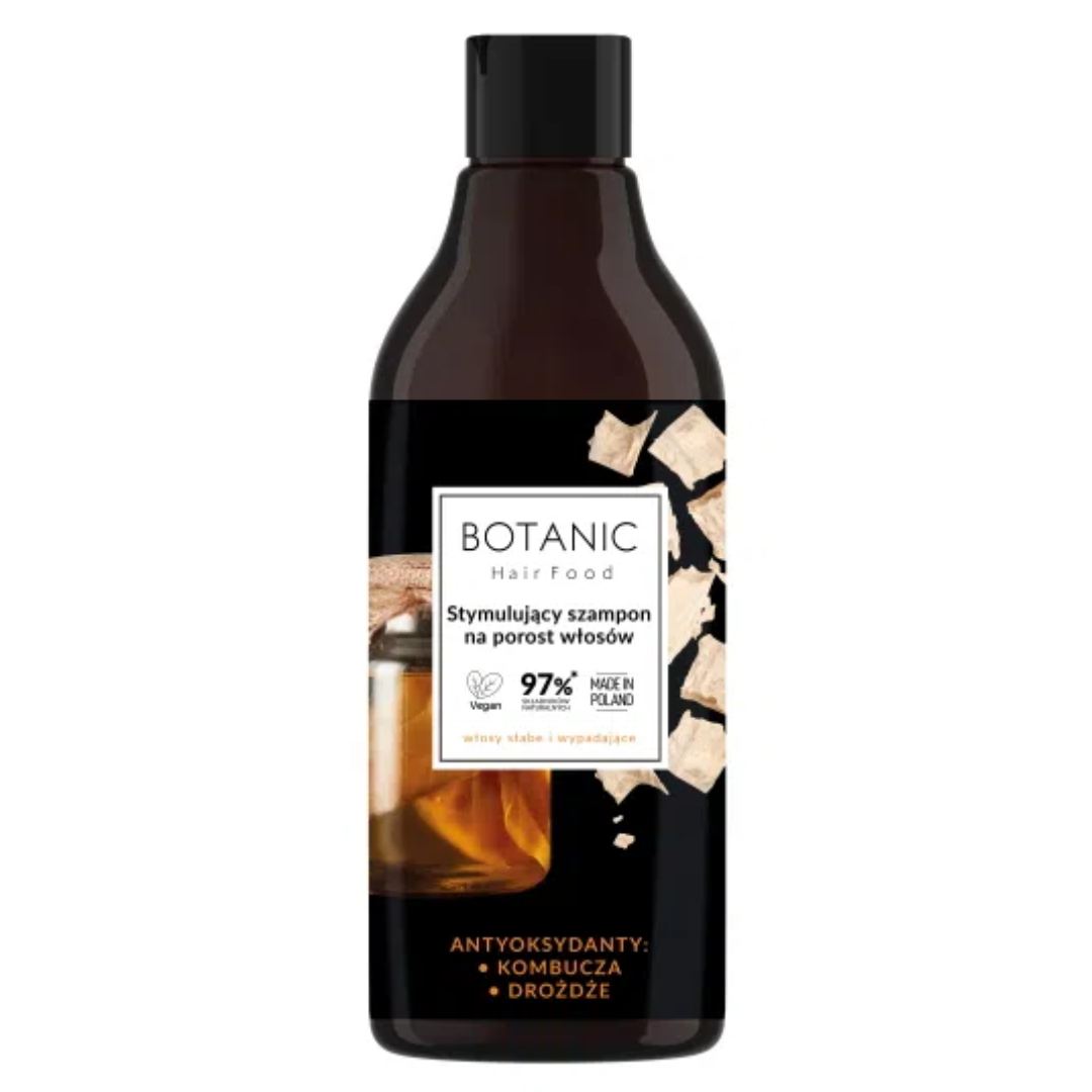 Botanic szampon do włosów stymulujący Kombucha&Drożdze 500ml