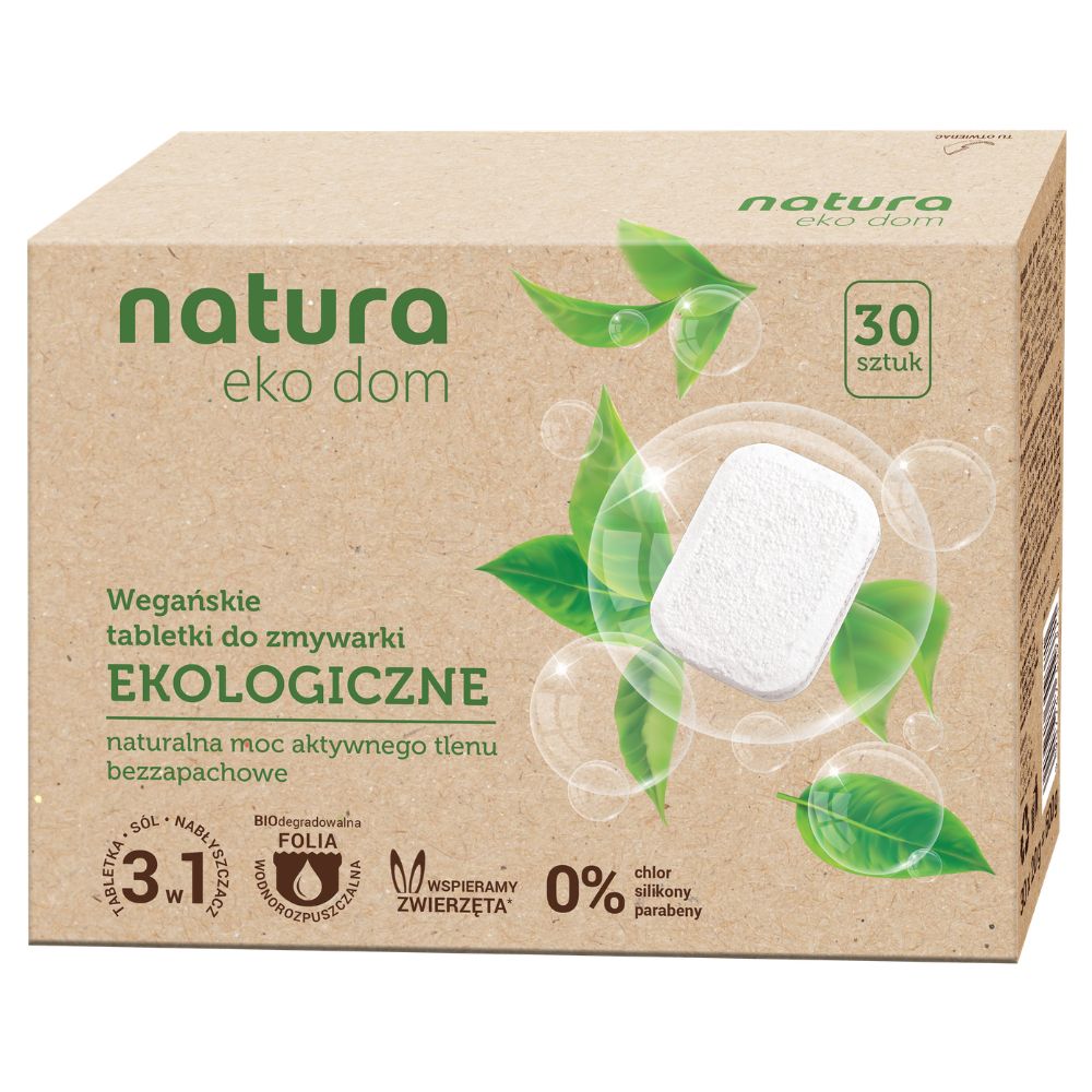 Natura ekologiczne tabletki do zmywarki 30 sztuk