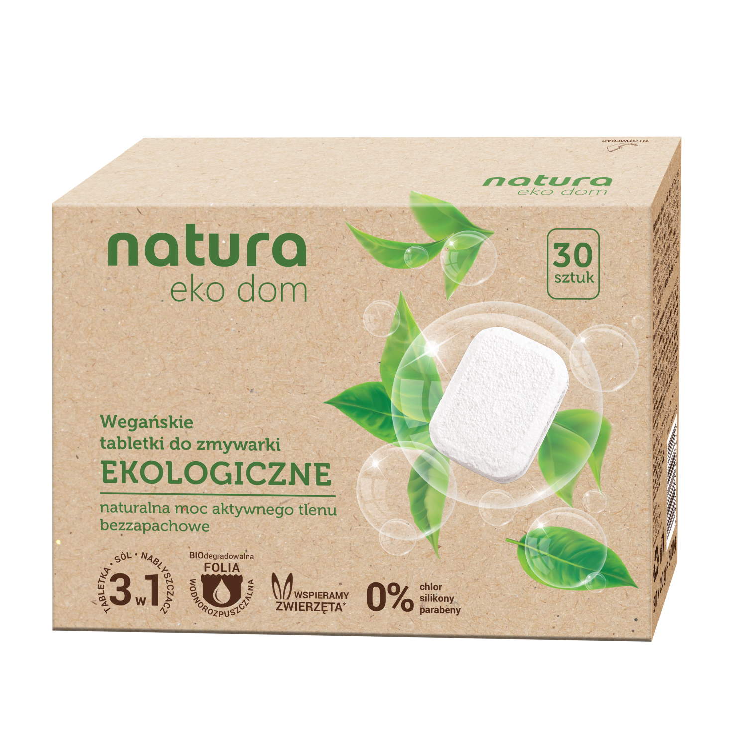 Natura ekologiczne tabletki do zmywarki 30 szt.