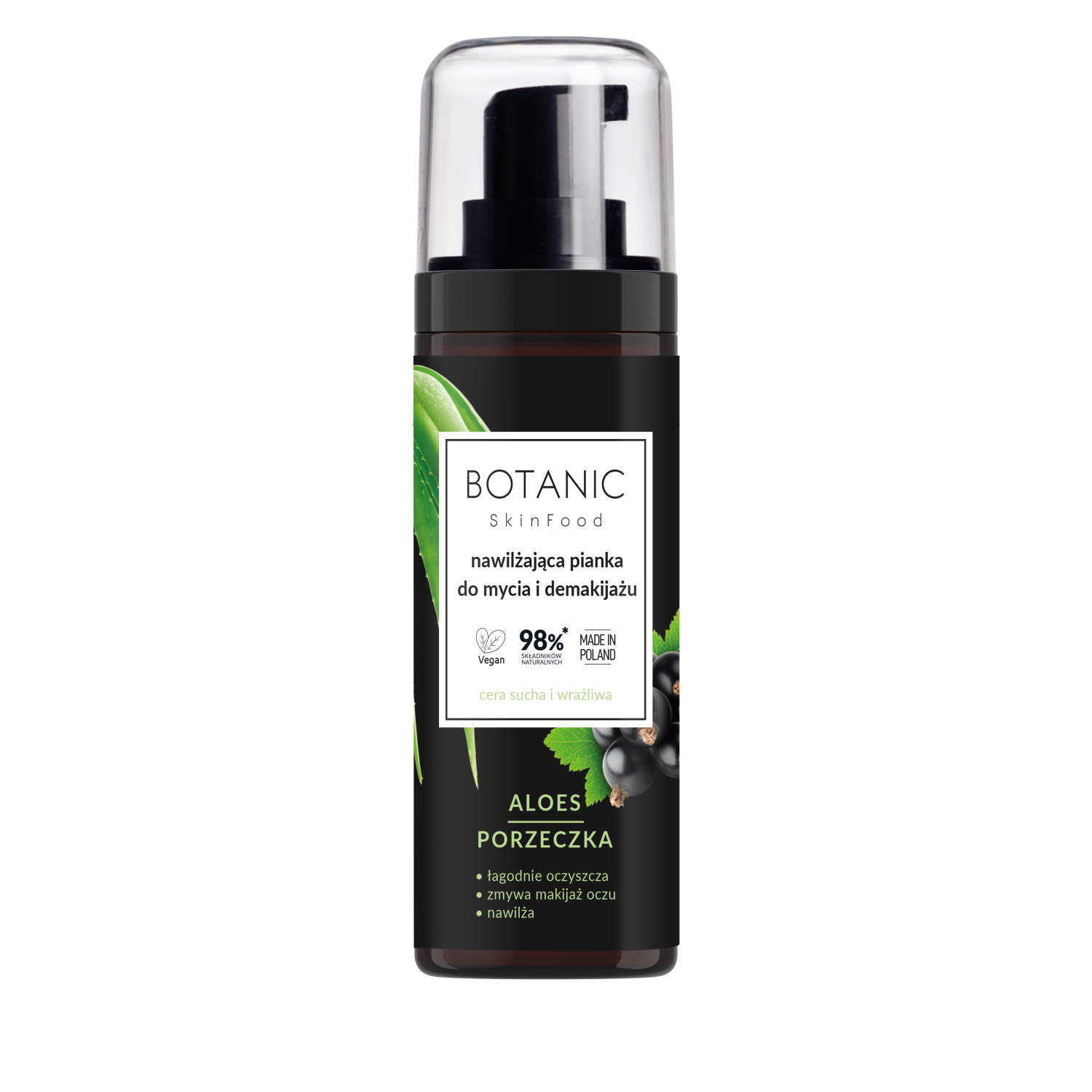 BOTANIC PIANKA NAWILŻAJĄCA DO TWARZY 150ML