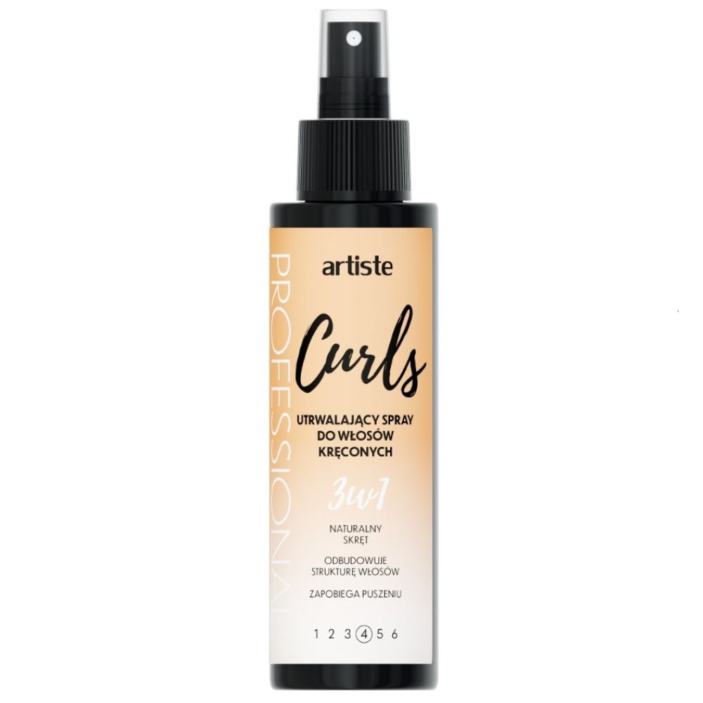 Artiste Curls 3w1 utrwalający spray do włosów kręconych 125 ml