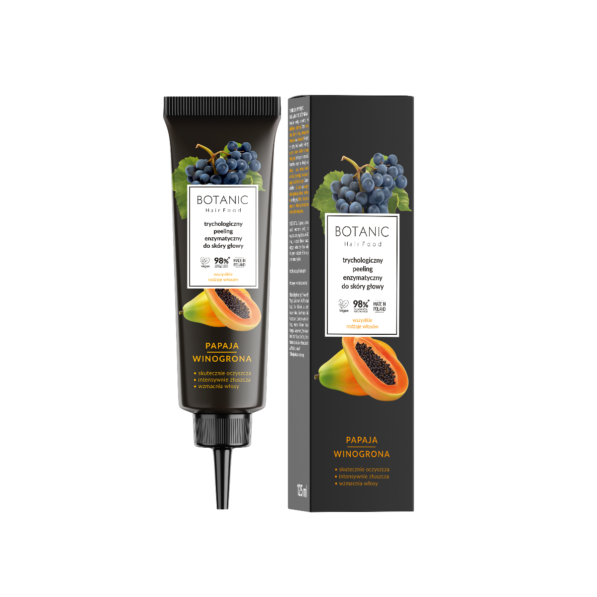 BOTANIC trychologiczny peelingu do skóry głowy 125ML