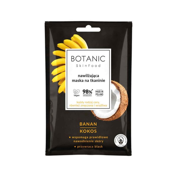 BOTANIC maska na tkaninie bananowo-kokosowa 1 szt. main product photo