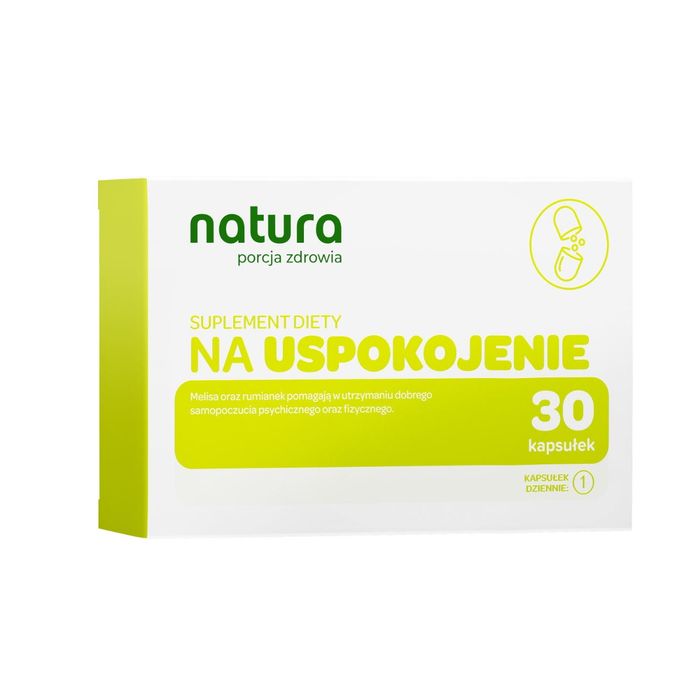 NATURA PORCJA ZDROWIA USPOKOJENIE, 30SZT main product photo
