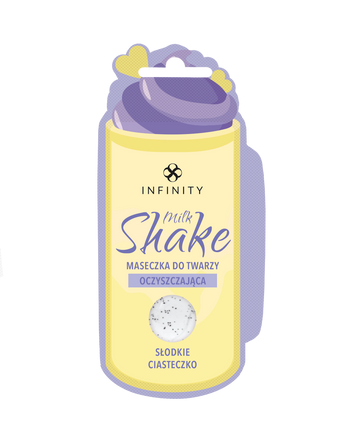 Infinity Milkshake Oczyszczająca Maseczka Do Twarzy Słodkie Ciasteczko 10 ml