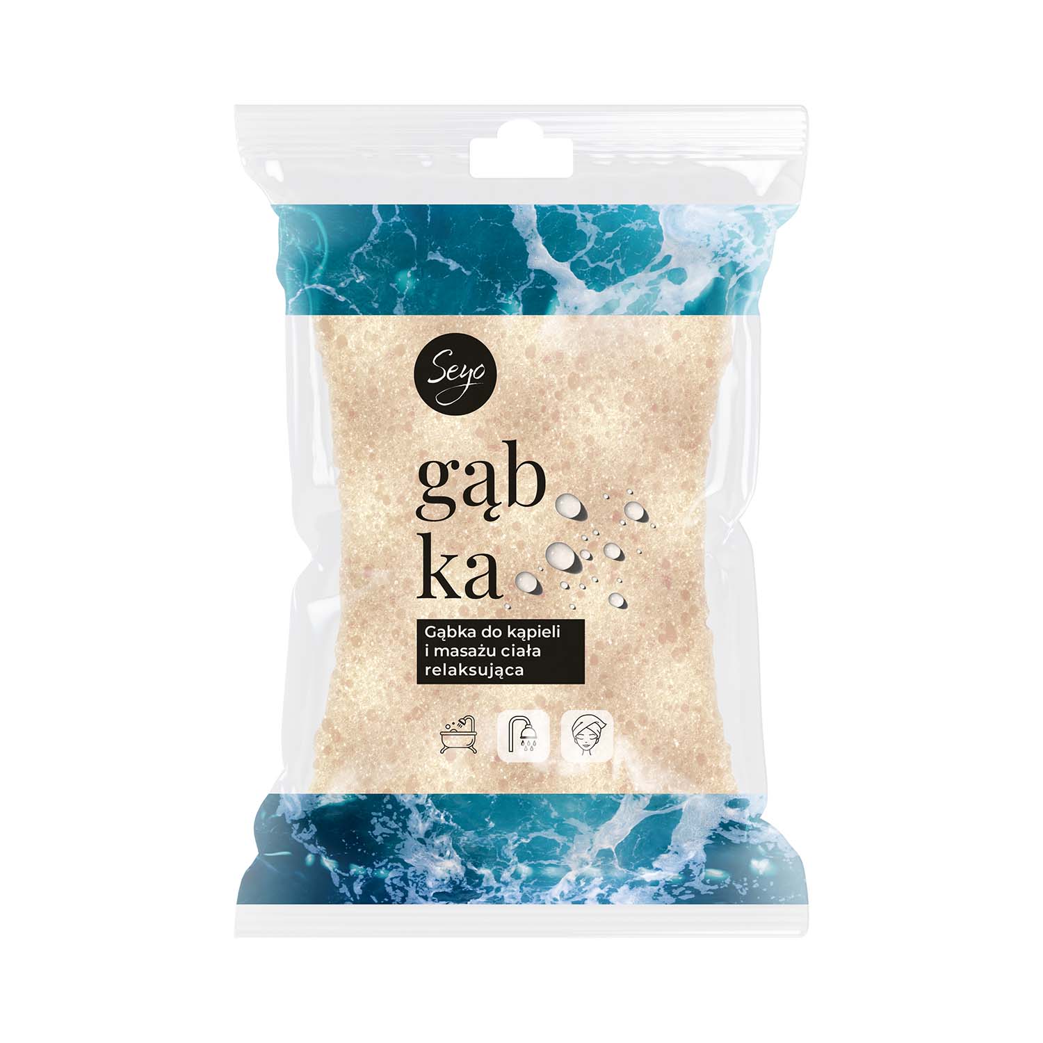SEYO GĄBKA DO KĄPIELI I MASAŻU - ANTYCELLULITOWA 1 SZT.