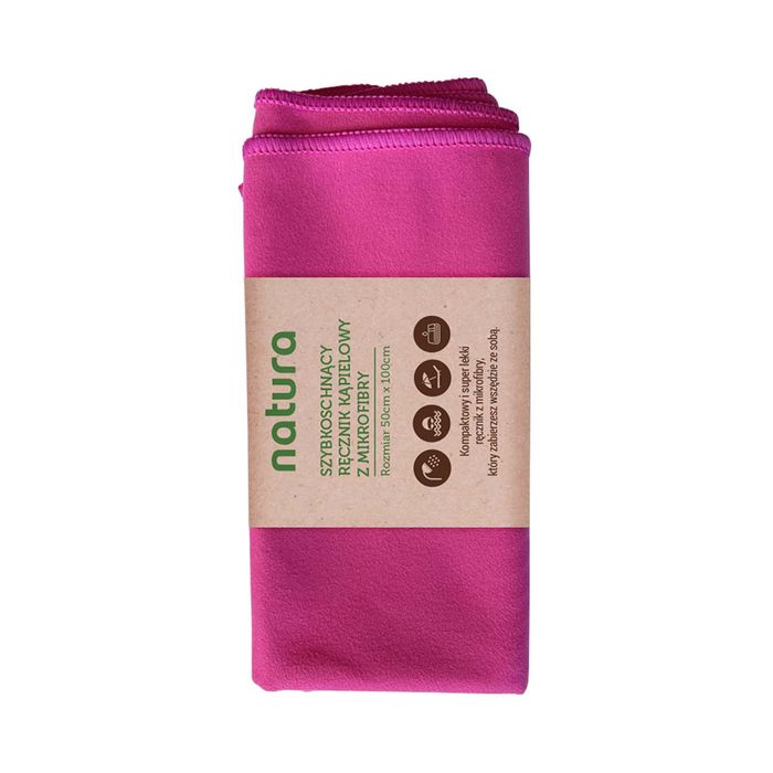 NATURA RĘCZNIK SZYBKOSCHNĄCY FUSJA 50/100,1SZT main product photo