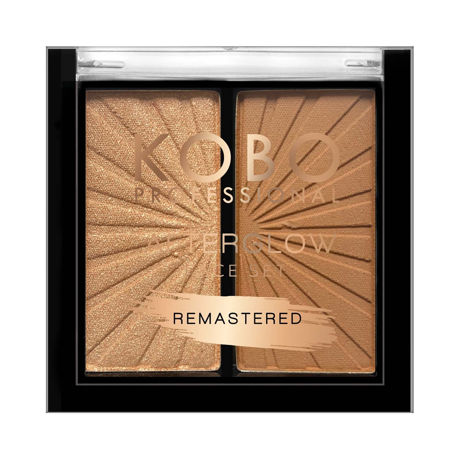 KOBO PROFESSIONAL PALETA BRONZERÓW FACE SET BRONZER AFTERGLOW REMASTER