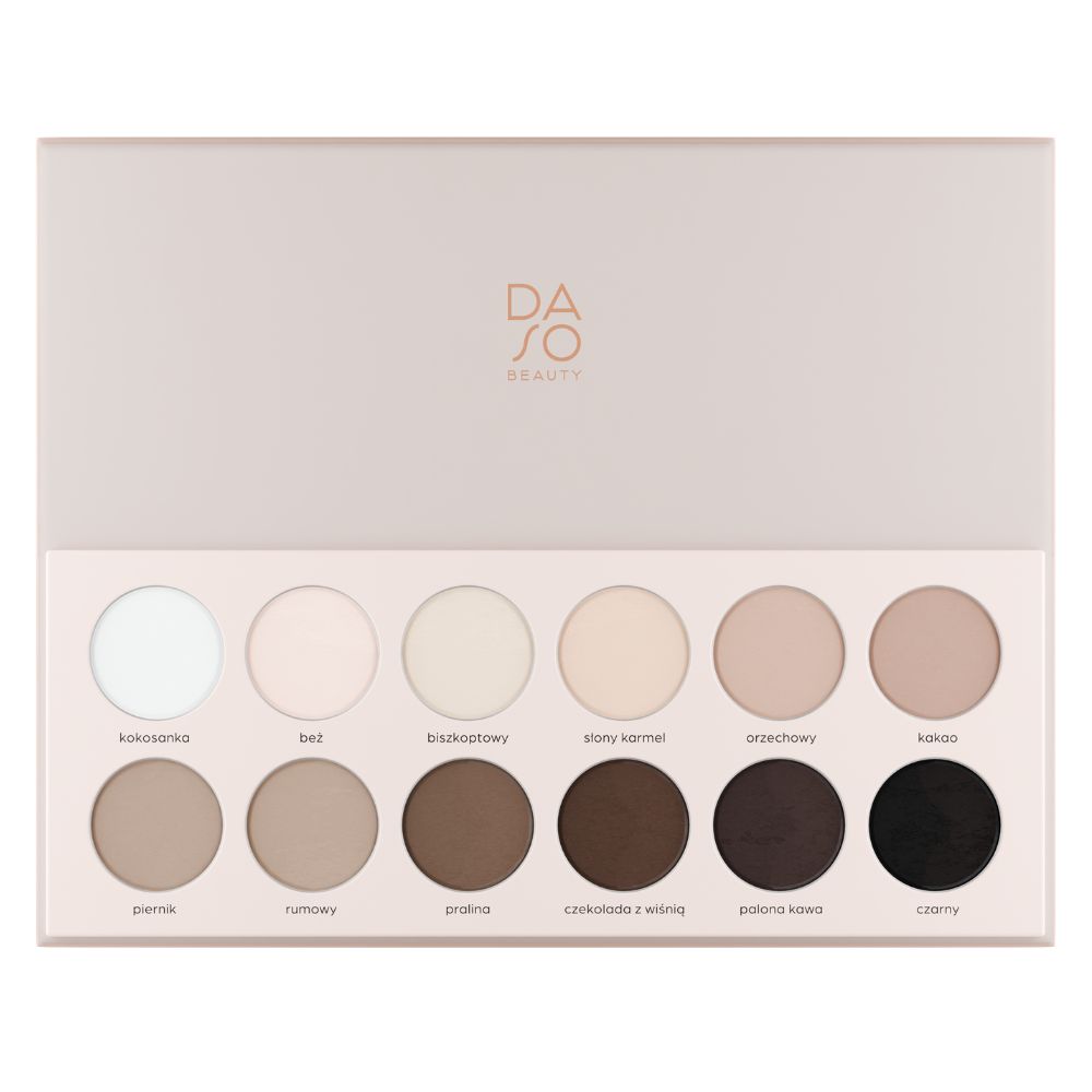 Daso Beauty Harmonijny Mat paleta cieni do powiek 18 g