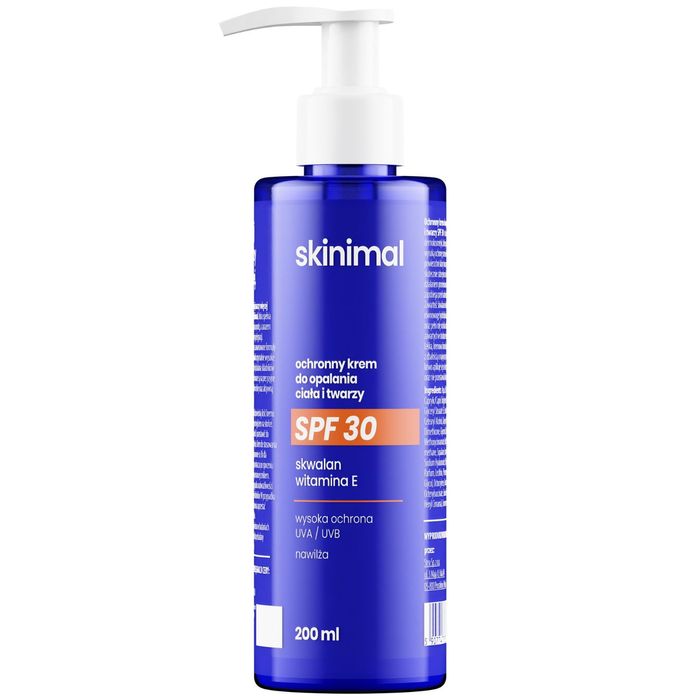 Skinimal SPF 30 ochronny krem do opalania 200 ml main product photo