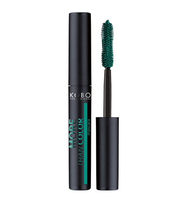 KOBO PROFESSIONAL MASCARA MORE THAN COLOR EMERALD TUSZ DO RZĘS main product photo