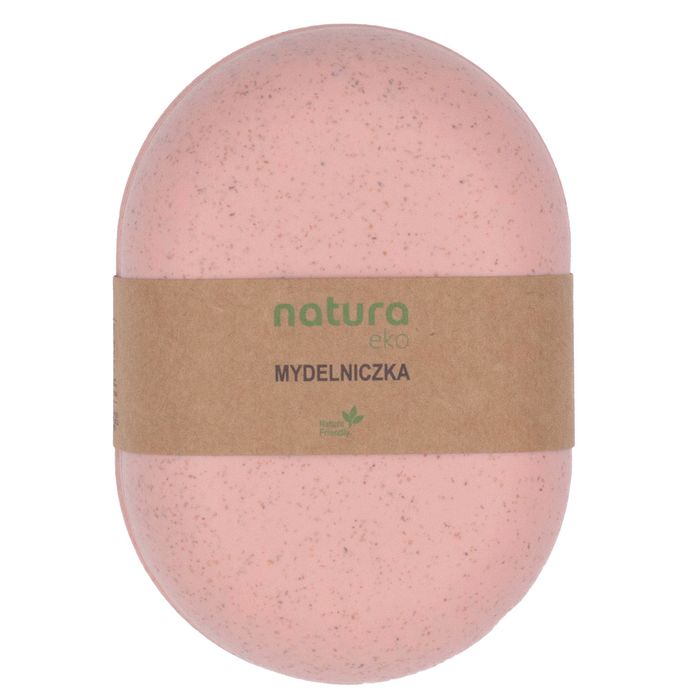 NATURA EKO POJEMNIK NA MYDLO RÓŻOWE. 1 SZT main product photo