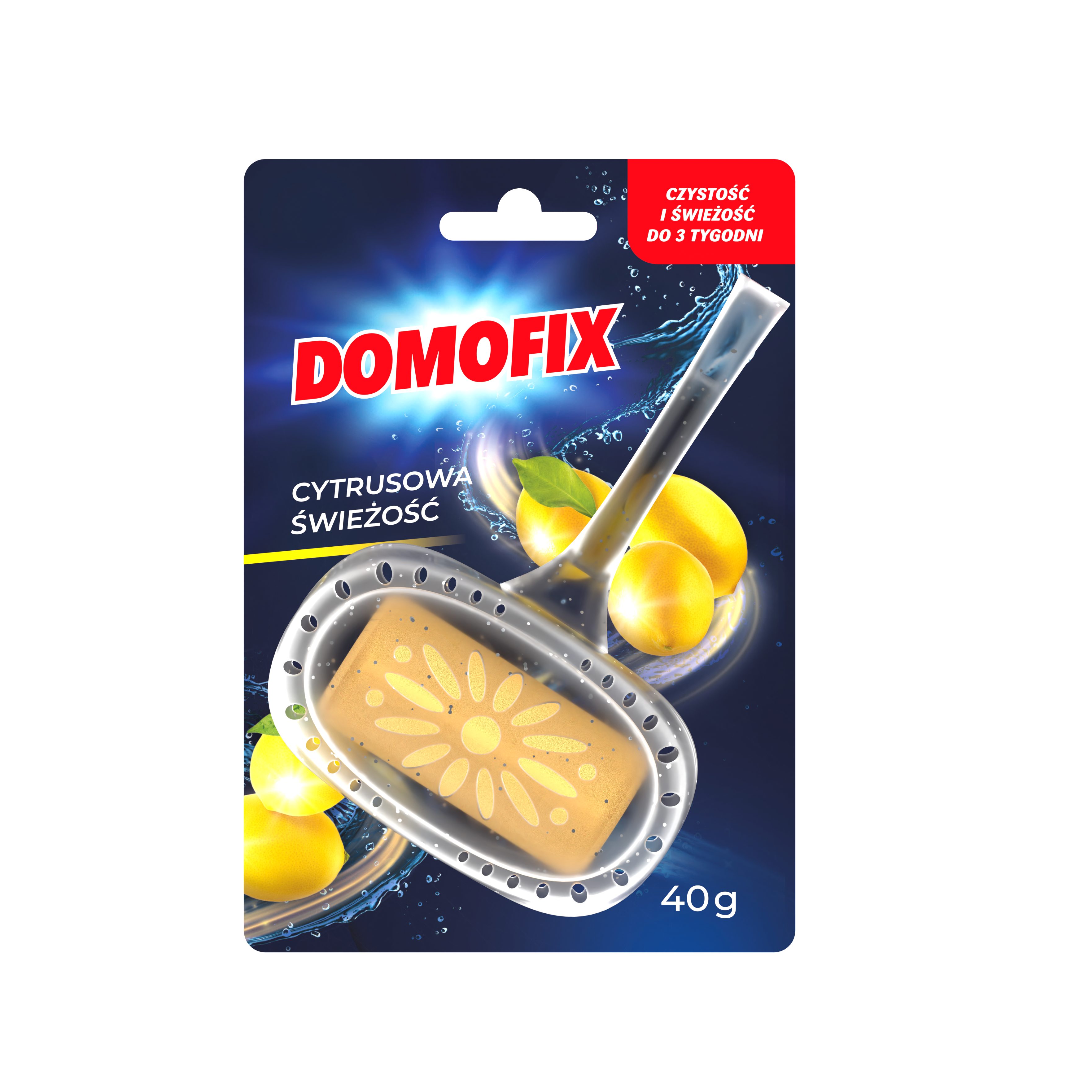 Domofix kostka do WC Cytrusowa Świeżość 40 g