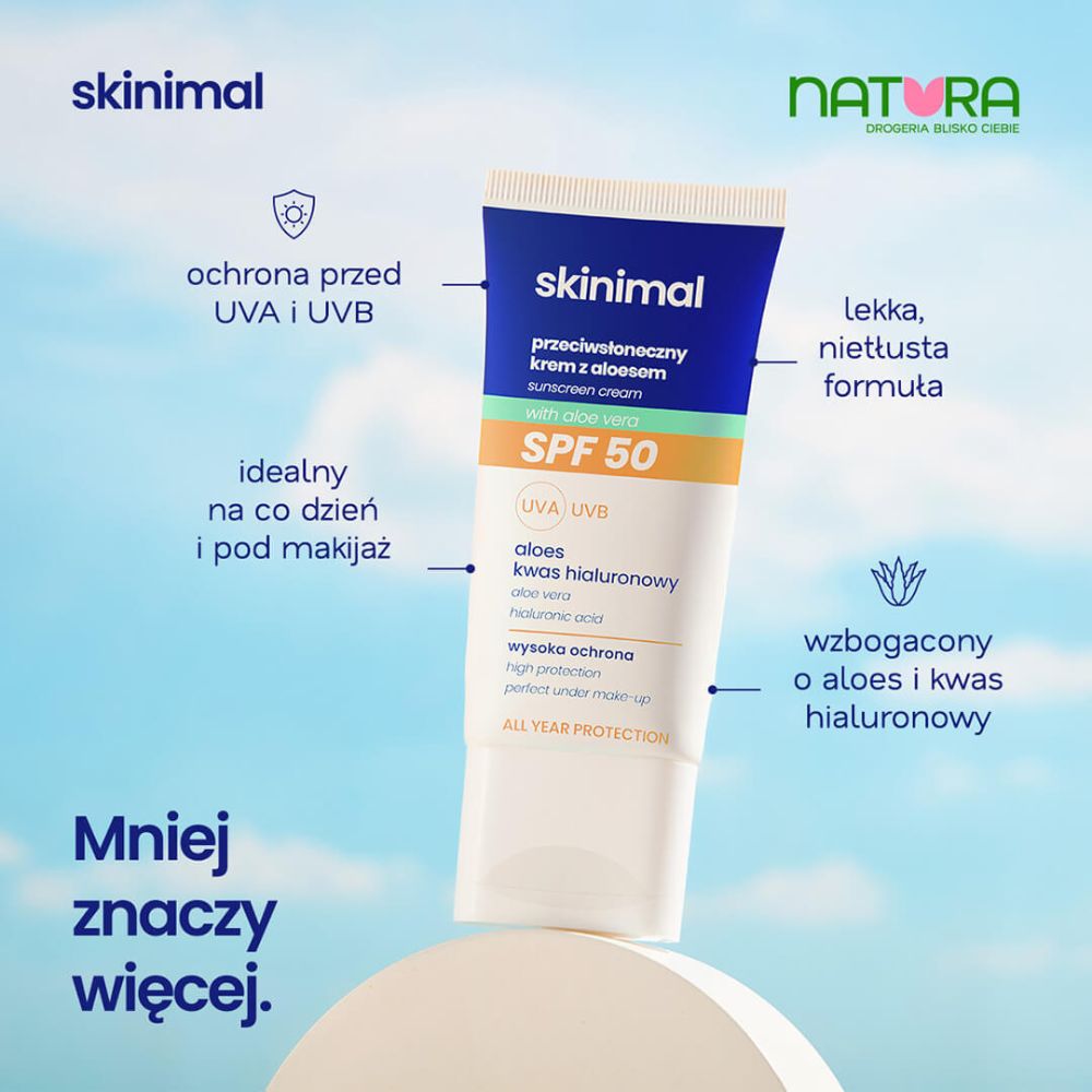 skinimal_SPF50_przeciwsłoneczny_krem_z_aloesem_cechy1
