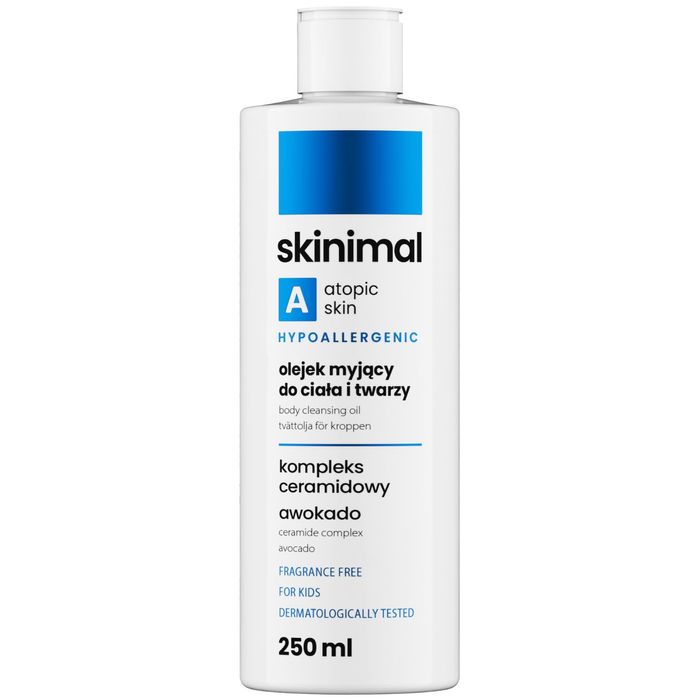 Skinimal Atopic Skin olejek myjący do ciała i twarzy 250 ml main product photo