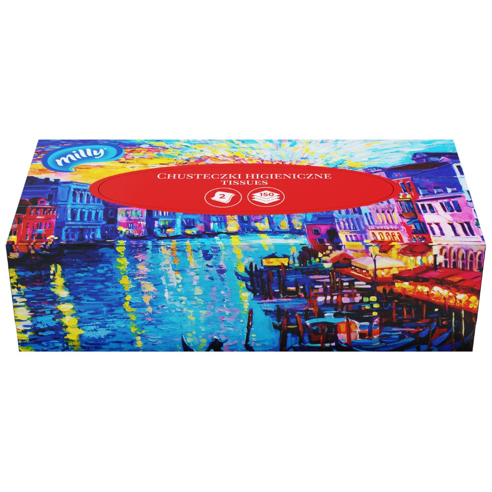 Milly Box Wenecja chusteczki higieniczne 150 sztuk