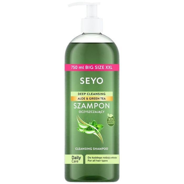 SEYO Aloe Green Tea szampon oczyszczający 750 ml main product photo