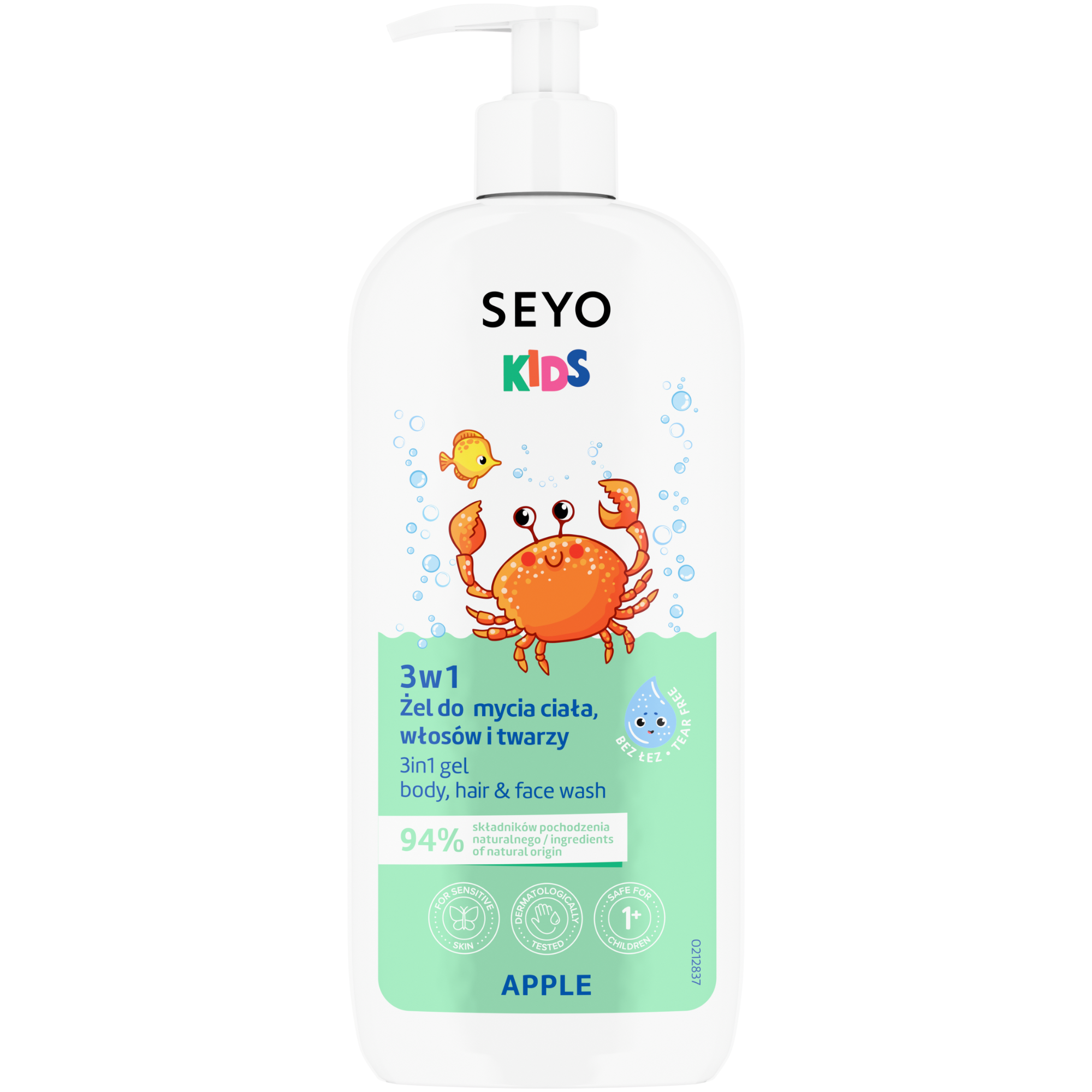 SEYO KIDS żel 3W1 JABŁUSZKO 1+,400ml