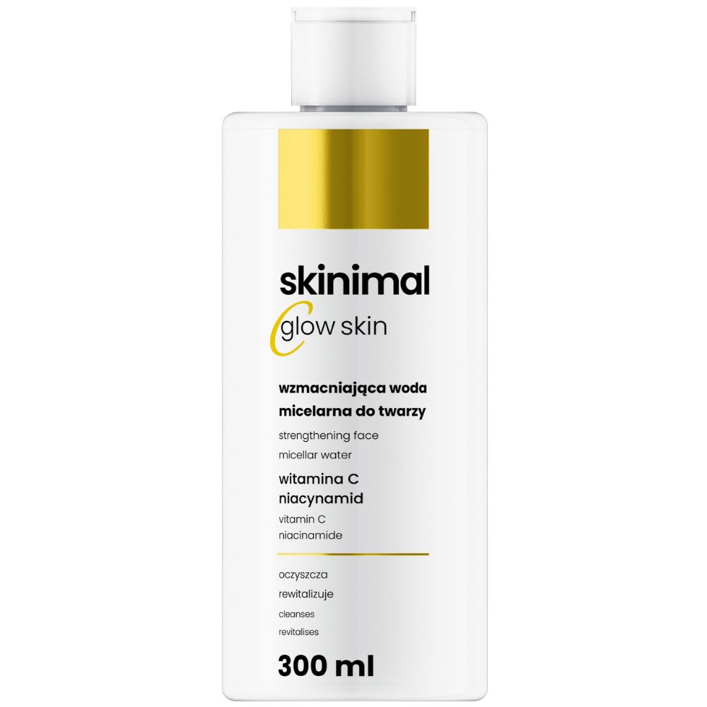 Skinimal Glow Skin wzmacniająca woda micelarna do twarzy 300 ml