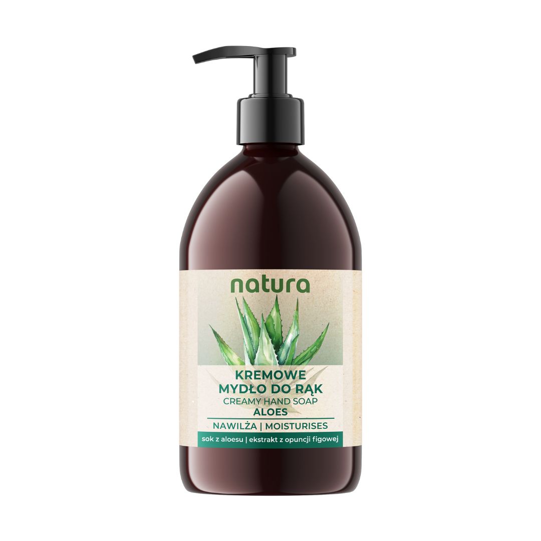 Natura kremowe mydło do rąk Aloes 500 ml