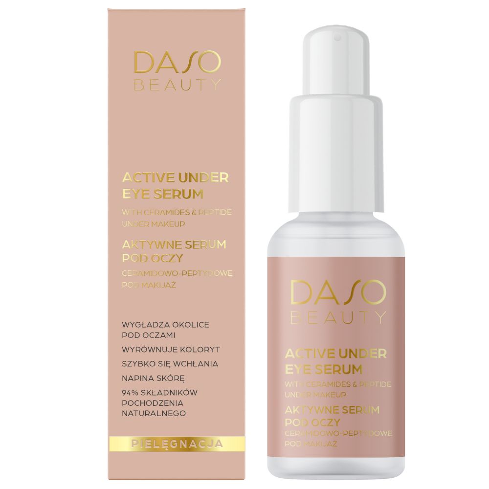 Daso Beauty ceramidowo-peptydowe aktywne serum pod oczy 30 ml