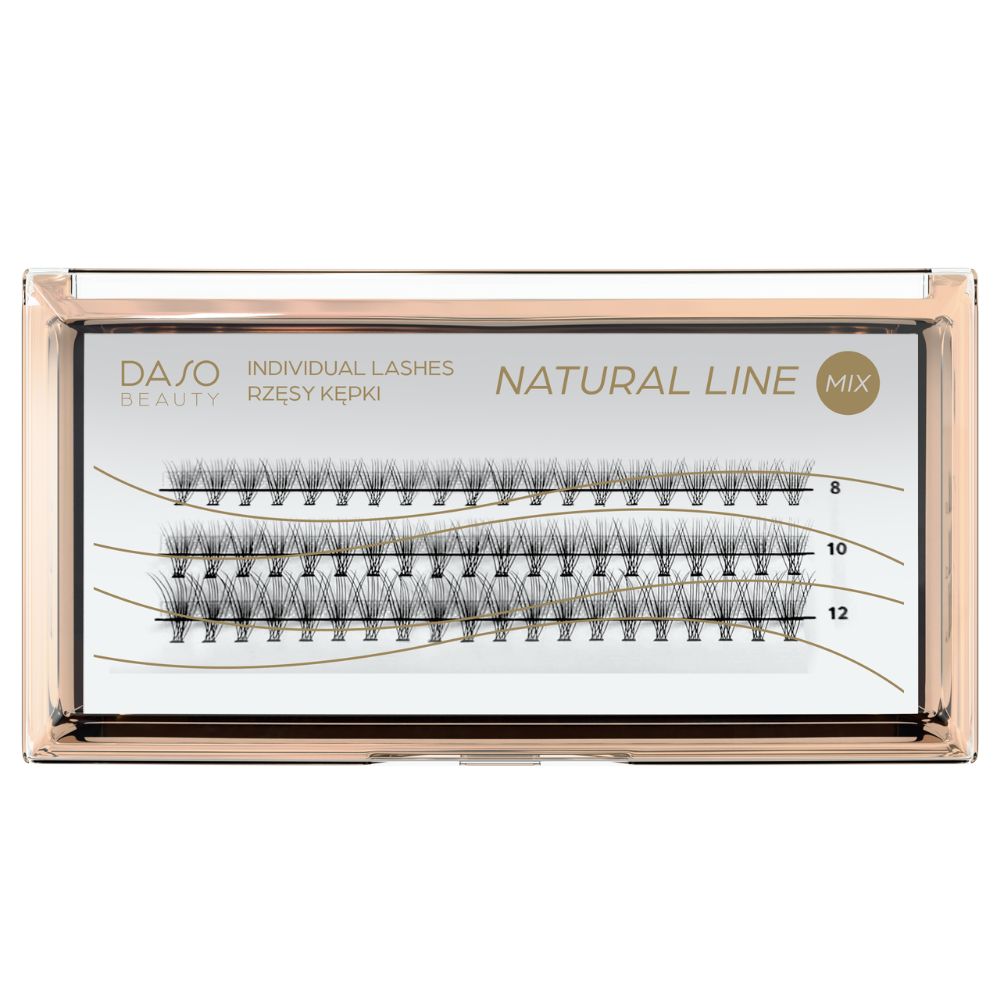 Daso Beauty Natural Line rzęsy kępki 60 sztuk