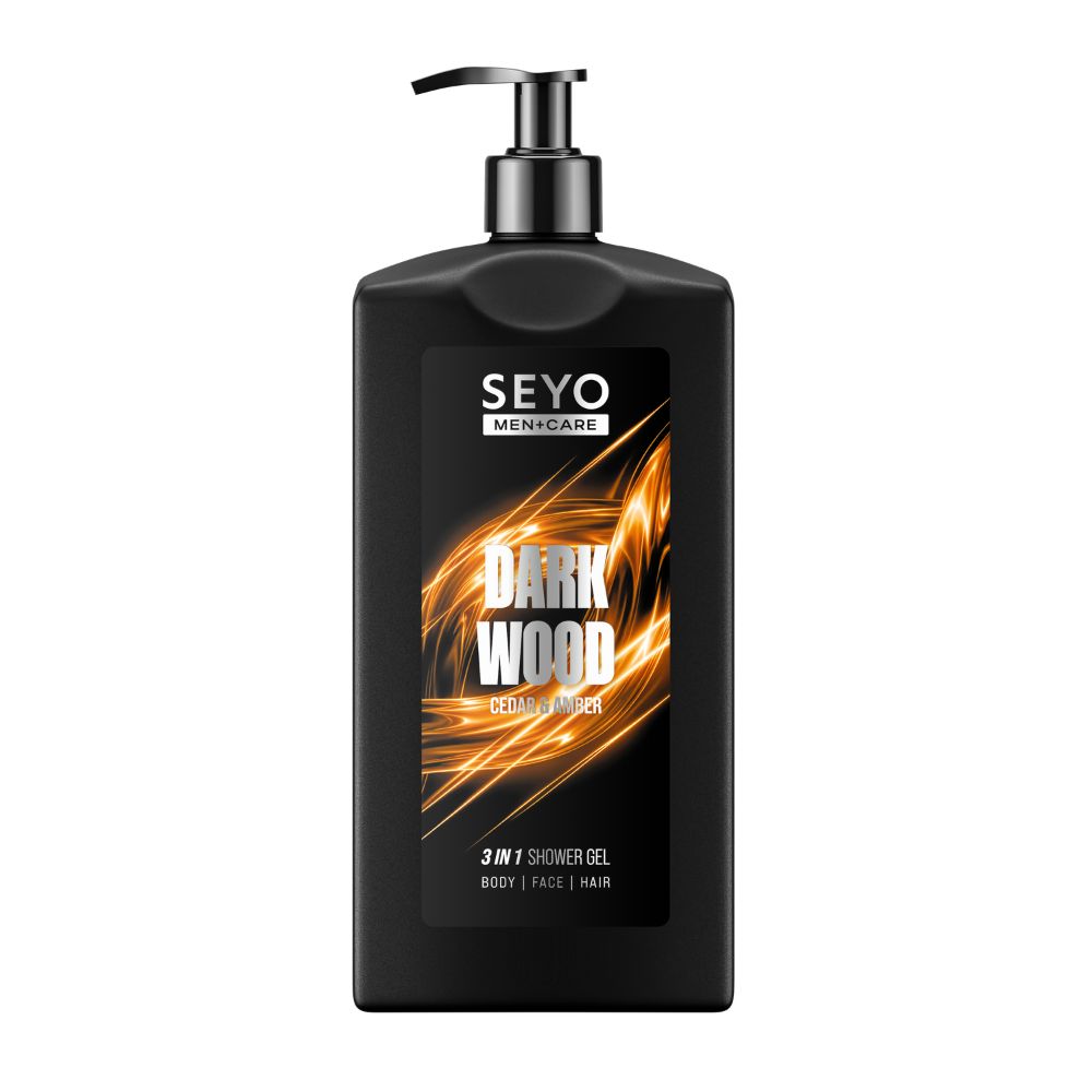 Seyo Men Żel pod prysznic 3w1 Dark Wood Cedar & Amber 1000 ml