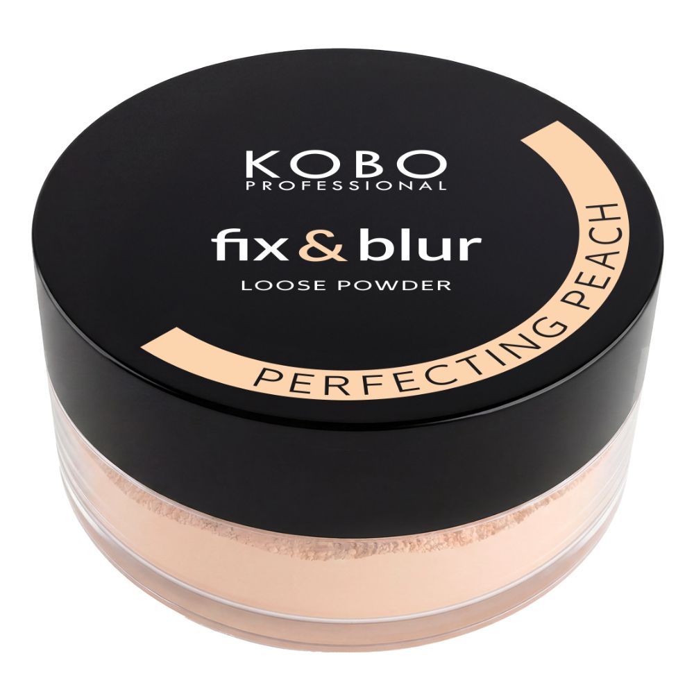 Kobo Fix&Blur Loose Powder Perfecting Peach 03 puder sypki 10 g