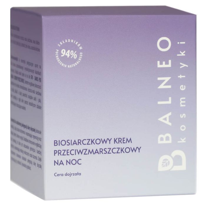 Balneokosmetyki Biosiarczkowy krem przeciwzmarszczkowy na noc main product photo