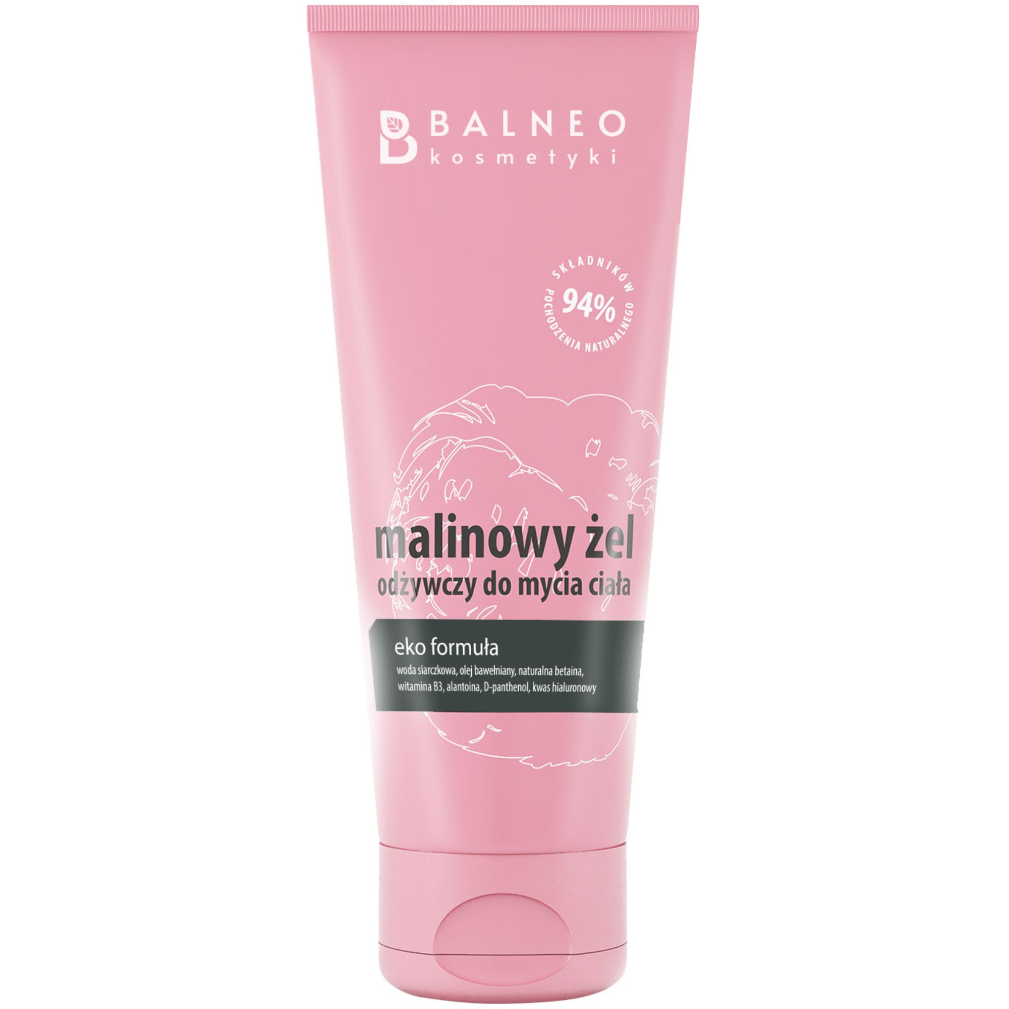 Balneokosmetyki Malinowy żel odżywczy do mycia ciała