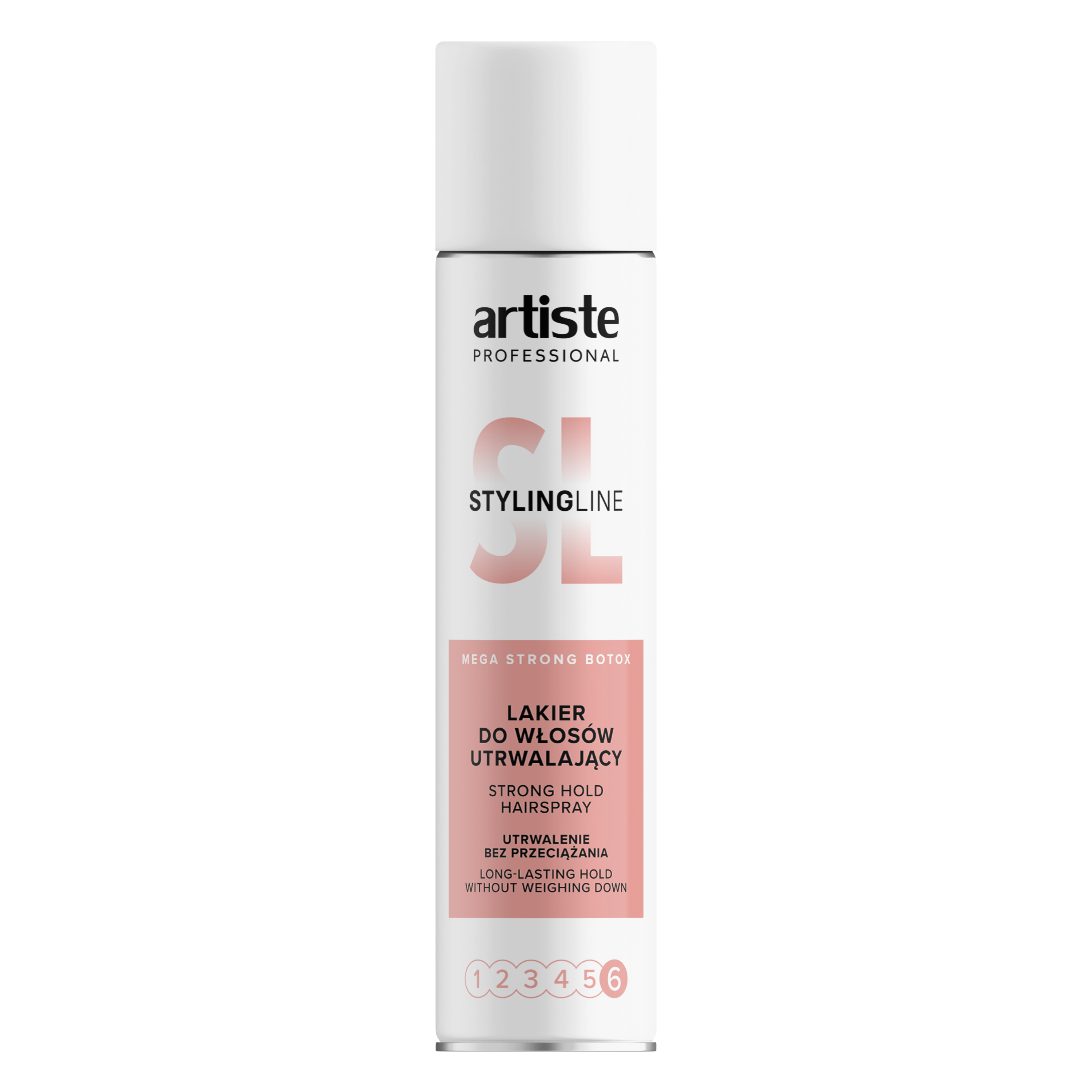 Artiste Mega Strong Botox lakier do włosów utrwalający 250 ml