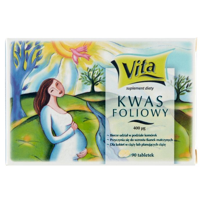 Aflofarm Vita Kwas Foliowy 90 tabletek main product photo