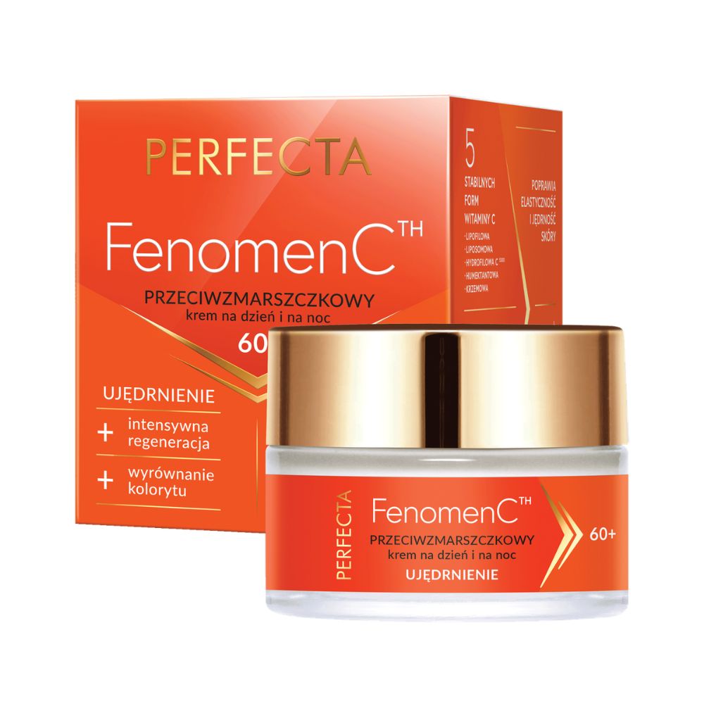 Perfecta Fenomen C Przeciwzmarszczkowy krem do twarzy na dzień i na noc 60+ 50 ml