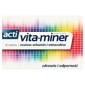 Acti vita-miner Suplement diety 30 sztuk