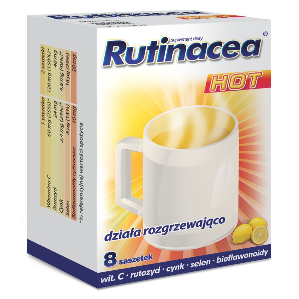 Aflofarm Rutinacea Hot 8 saszetek