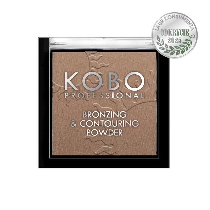 KOBO PROFESSIONAL PUDER BRĄZUJĄCY BRONZING & CONTOURING POWDER 311 NUBIAN DESERT main product photo