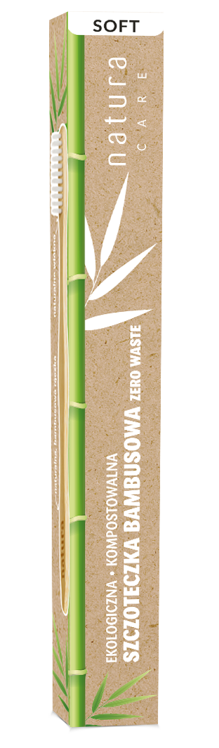 Natura Eko szczoteczka do zębów bambusowa, kompostowana 1szt.