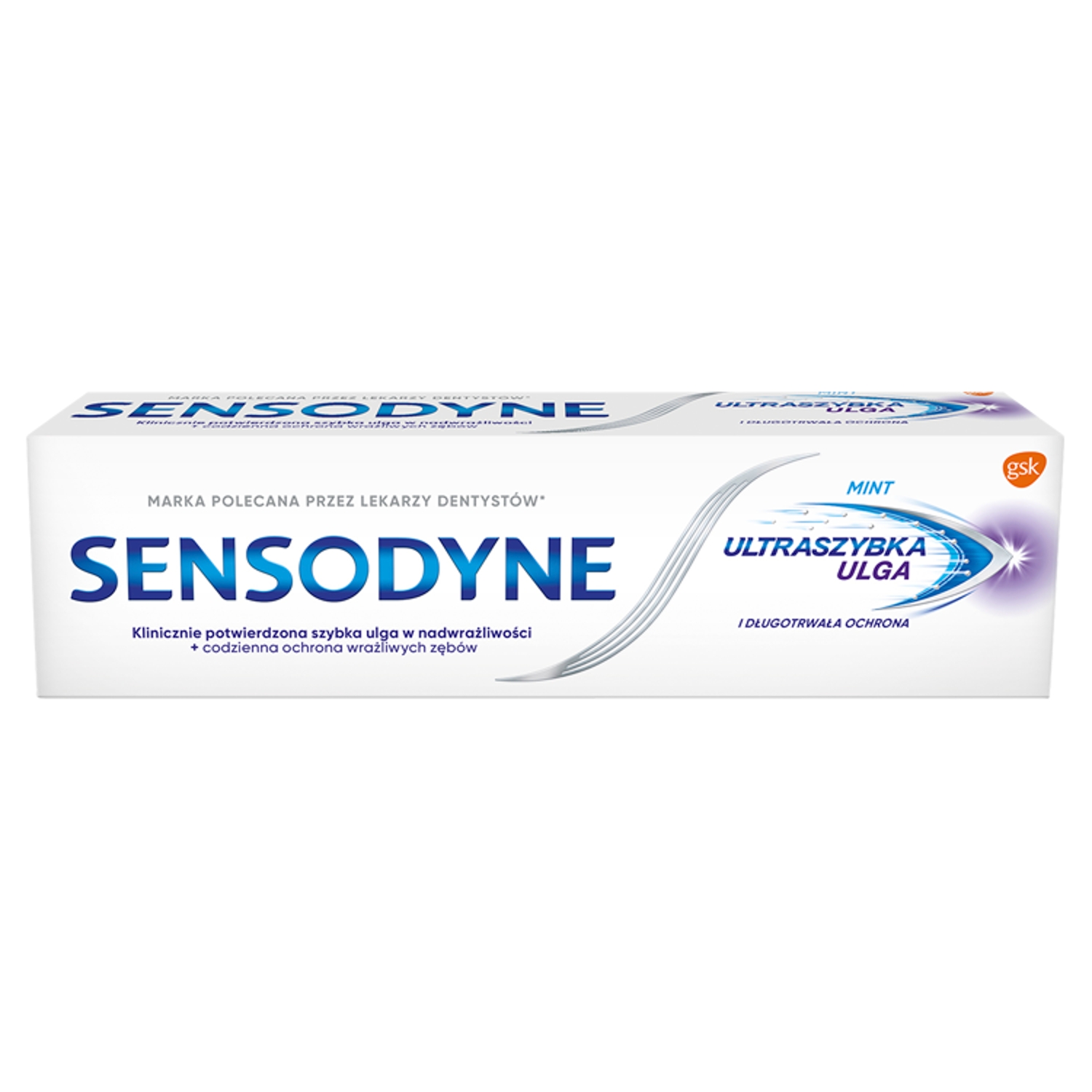 Sensodyne Ultraszybka Ulga Wyrób medyczny pasta do zębów z fluorkiem 75 ml