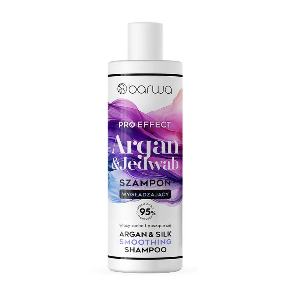 Barwa Pro Effect szampon wygładzający do włosów z olejem arganowym 380 ml