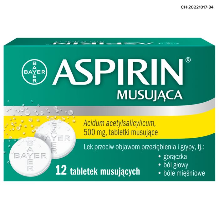 ASPIRIN ULTRA FAST 500MG TAB.MUSUJ.12SZT main product photo
