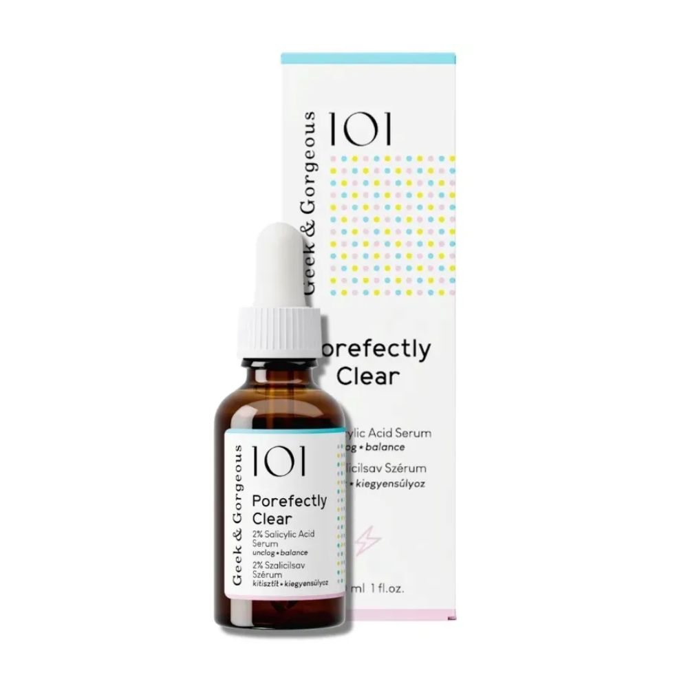 Geek & Gorgeous Porefectly Clear Serum z Kwasem Salicylowym 2% do Cer Problematycznych 30 ml