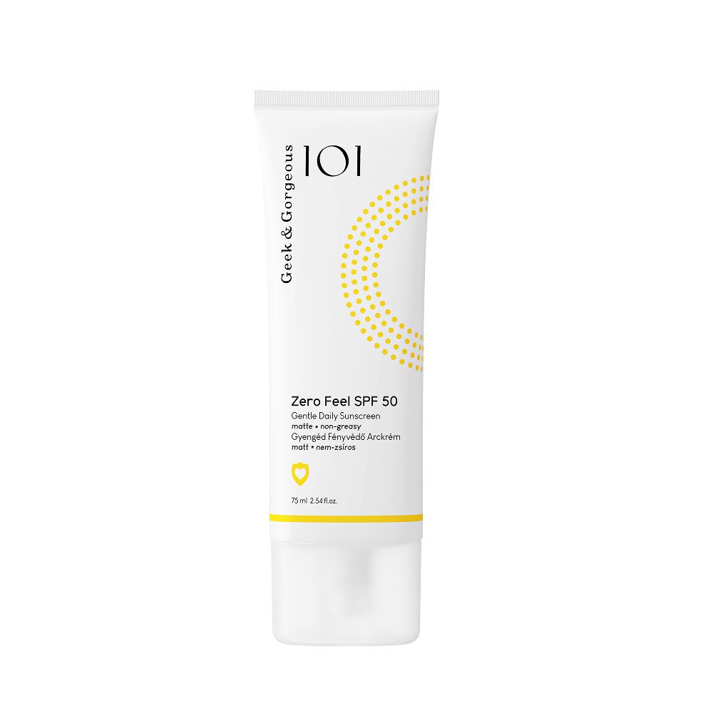 Geek & Gorgeous 101 Zero Feel SPF 50 Gentle Daily Sunscreen 75 ml