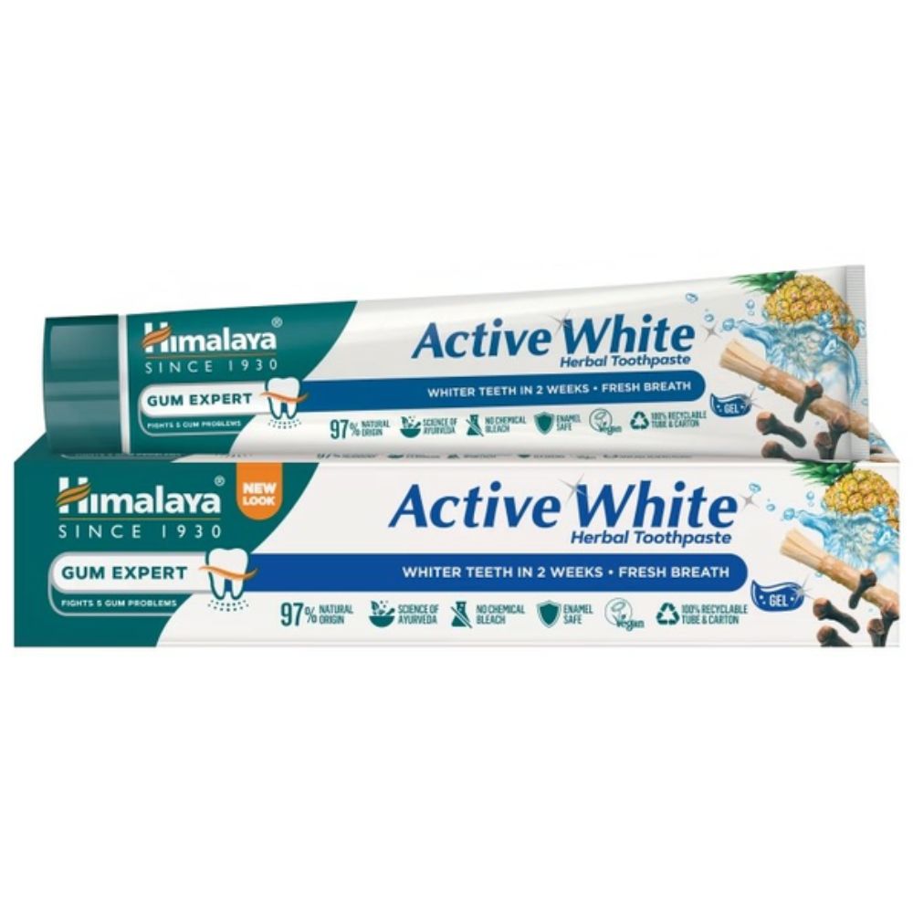 Himalaya ziołowa pasta do zębów w żelu Gum Expert Active White 75 ml