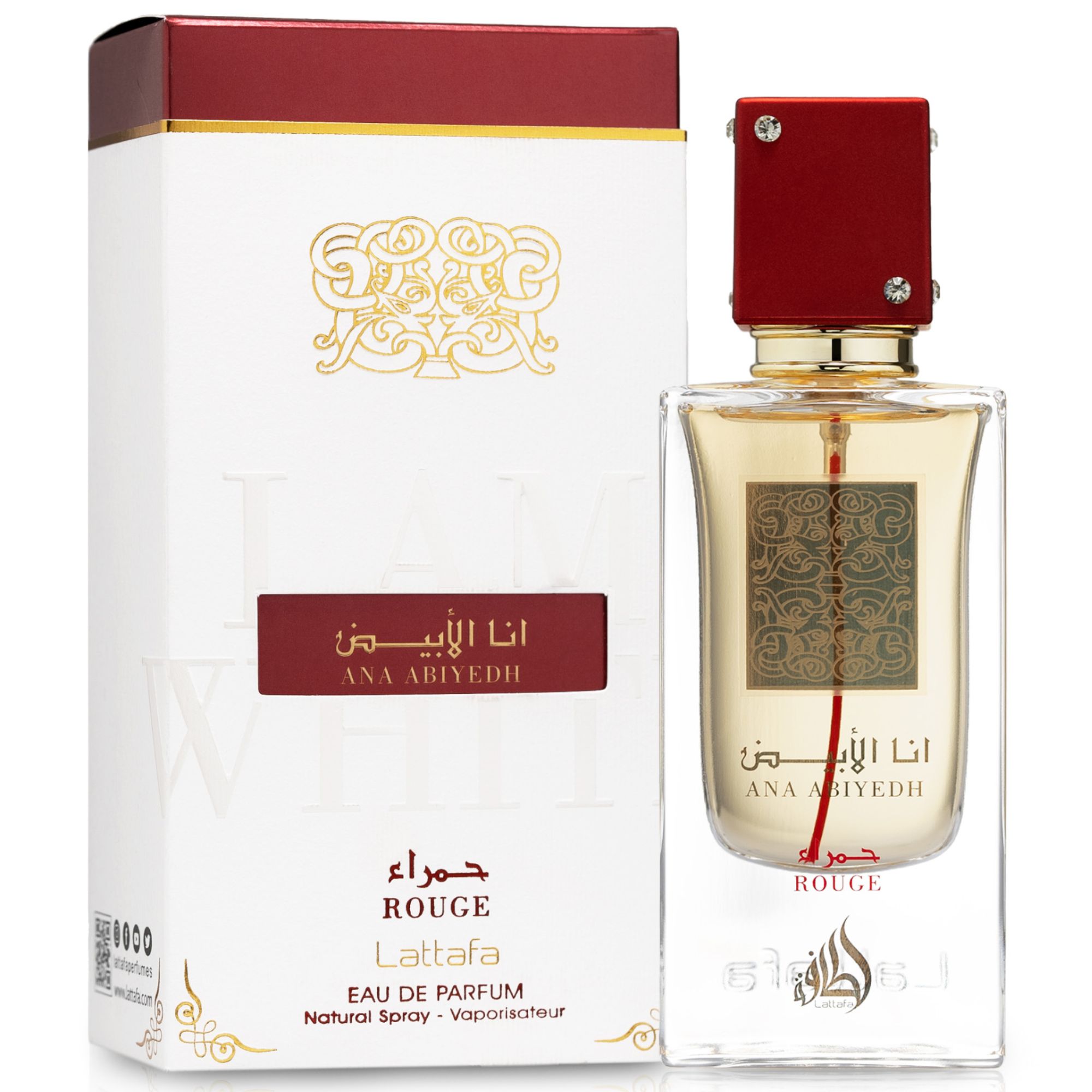 Lattafa Ana Abiyedh Rouge EDP woda perfumowana unisex 60 ml