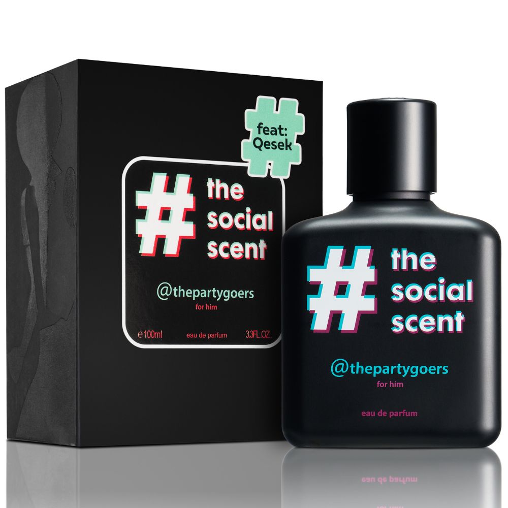 The Social Scent feat Qesek The Party Goers For Him woda perfumowana 100 ml