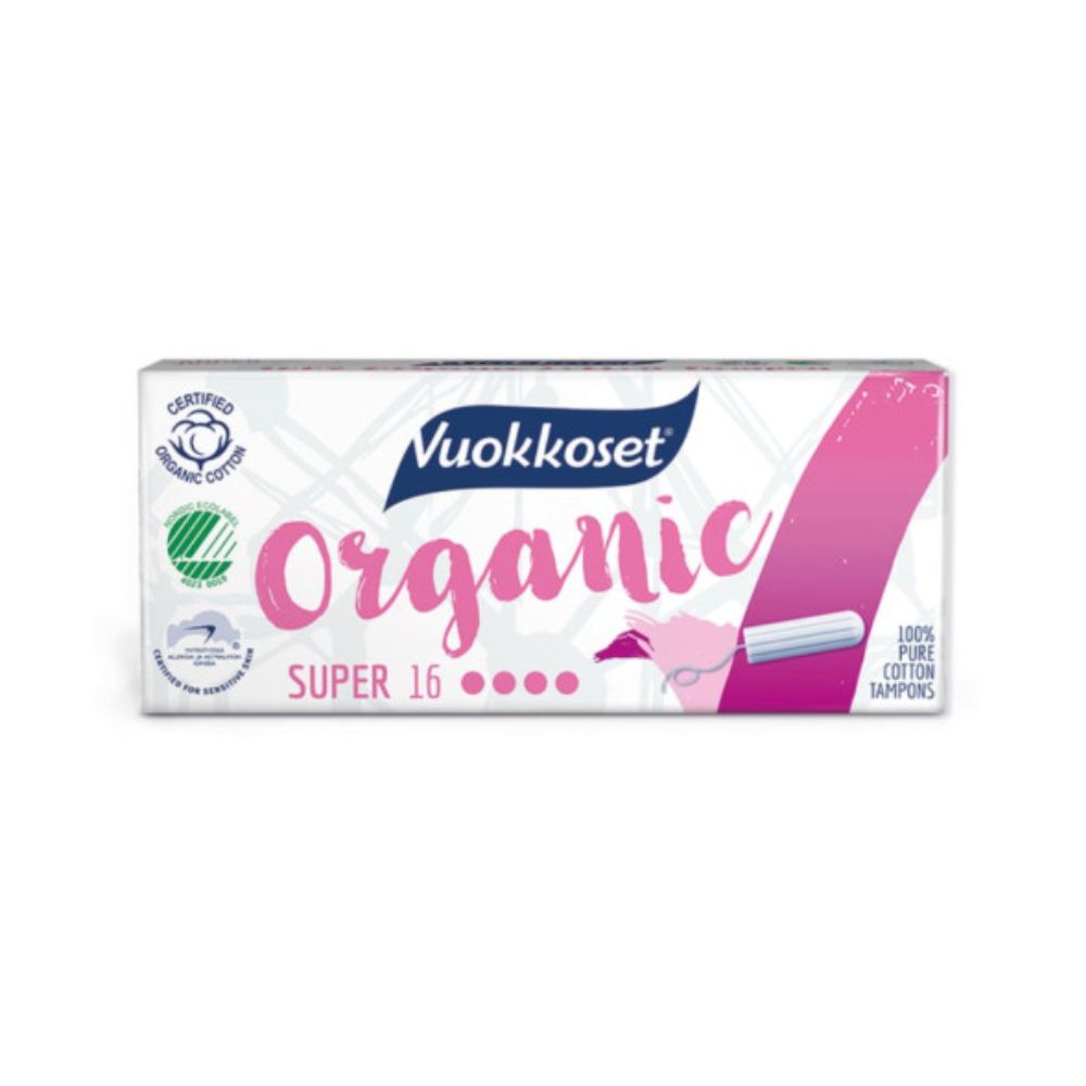 Vuokkoset Bio tampony super 16 szt