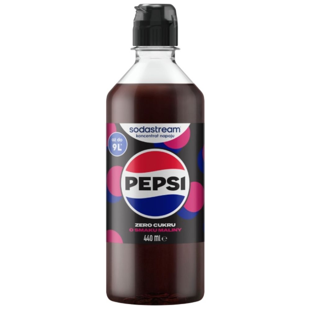 SodaStream Pepsi Zero Cukru Malina koncentrat 440 ml