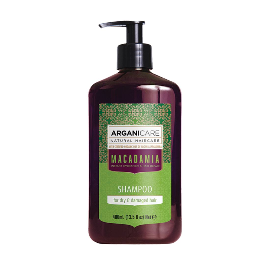 Arganicare nawilżający szampon do włosów suchych Macadamia 400 ml