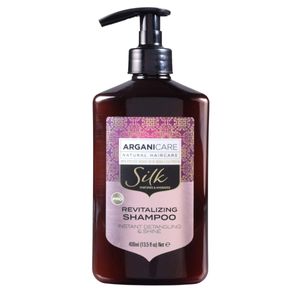 ARGANICARE SILK szampon wzmacniający i nawilżający, 400 ML